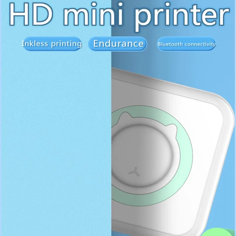 Миниатюрный портативный термопринтер карманный Термопринтер для фотографий