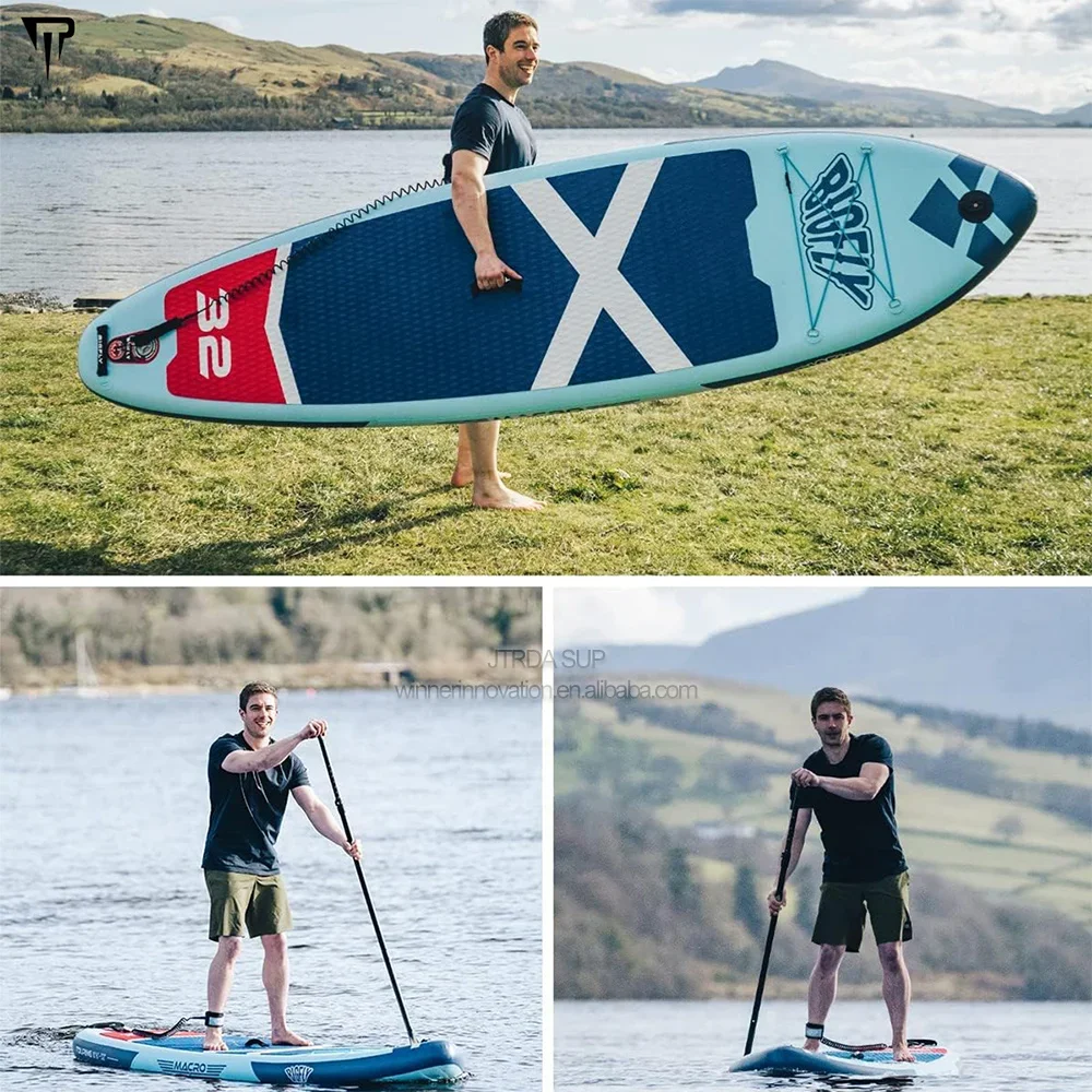 BIGFLY 11 'Новый круглый дизайн SUP Высококачественная надувная доска из ПВХ на