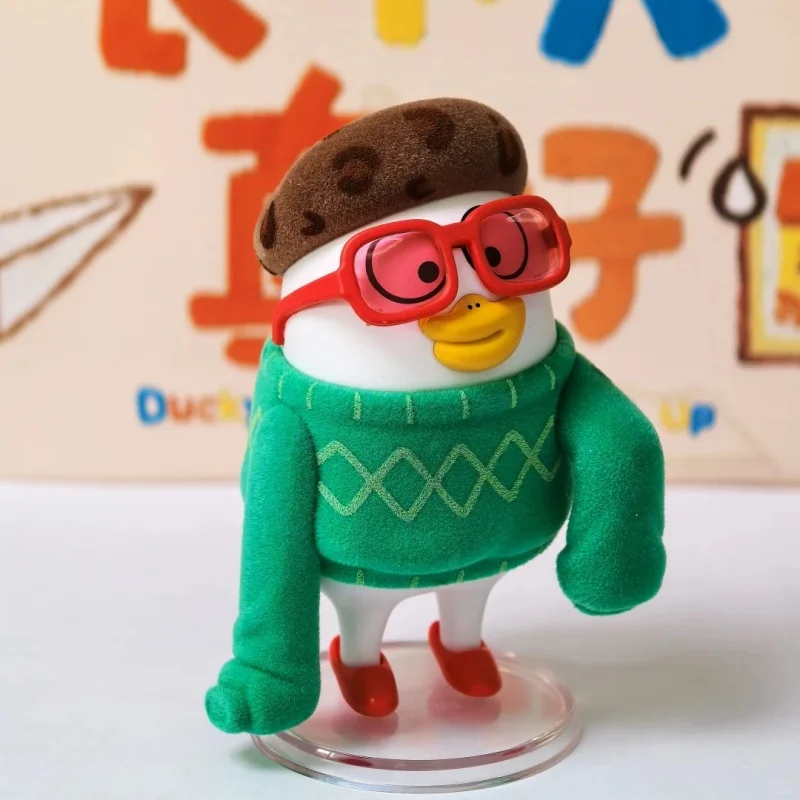 Фото Новый POP MART Duckyo Never Grows Up Series слепая коробка Коллекционные украшения Mystery Box Kawaii Модные игрушки на день рождения Подарки для девочек №4