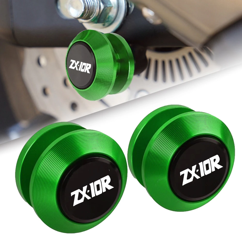 

M10 Stand Screws FOR KAWASAKI ZX10R ZX 10 R 2004 2005 2006 2007 2008 2009 2010 2012 2013-2016 Motorcycle Swingarm Spools sliders