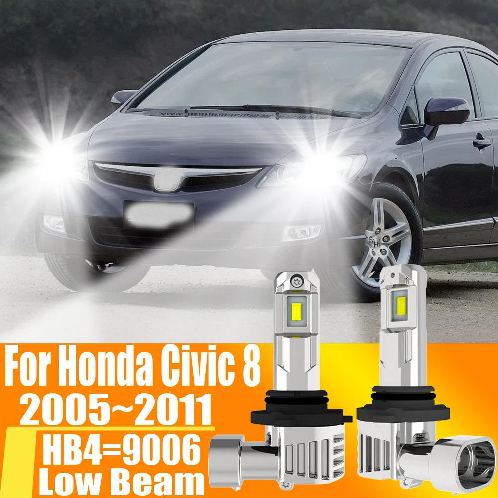2 шт. HB4 9006 светодиодные фары Canbu автомобильная лампа высокой мощности 6000K