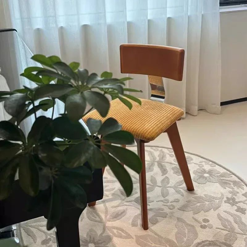 Wabi-sabi Wind Мебель для гостиной Сиденье Advanced Sense Французский ретро обеденный стул