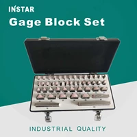 instar gage block set 38pc 47pc 56pc 87pc hardened steel gcr15 industrial quality din grade 0 1 2