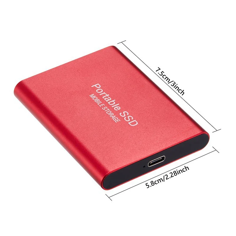 Portable SSD 500GB Mobile Solid State Drive 1TB M.2 SSD Type-C USB 3.1  External Hard Drive  for desktop/Laptop/Android/Mac/PC images - 6