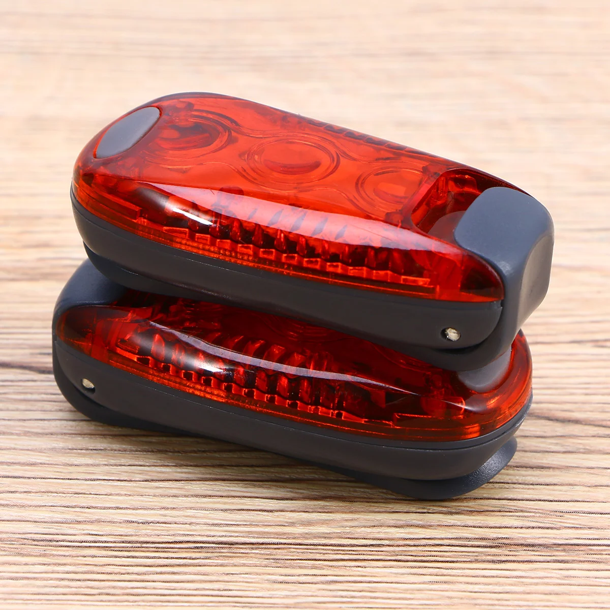

LED Safety Light Clip On Strobe Running Lights for Runners Dogs Bikes Walking (Red Light)