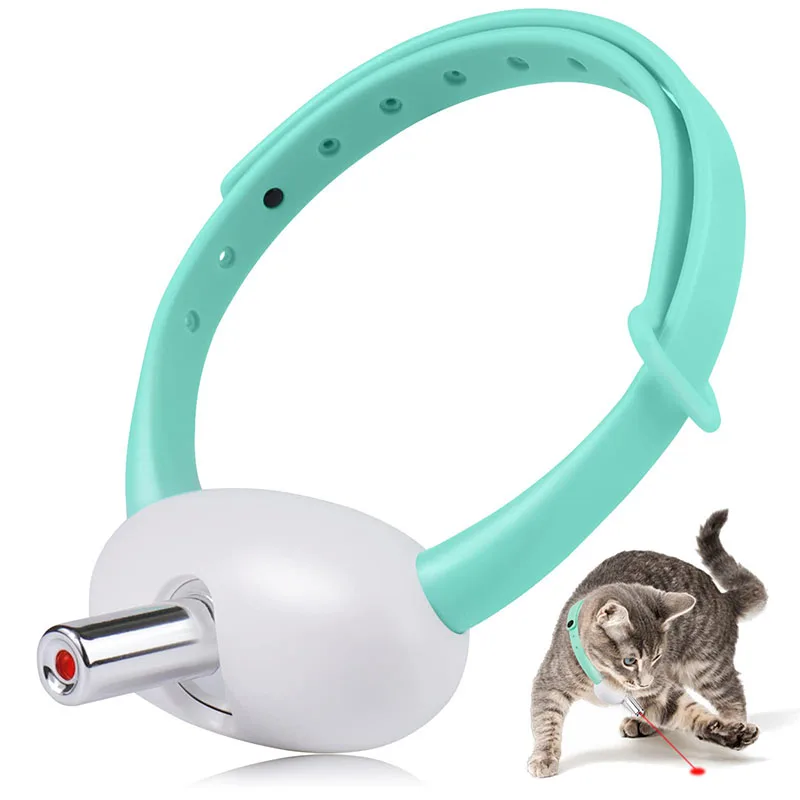 

Automatic Collar Cat Lights Wearable Kitten Toys Toy Electric Interactive Cat Smart Amusing Exercise For Laser With Toy