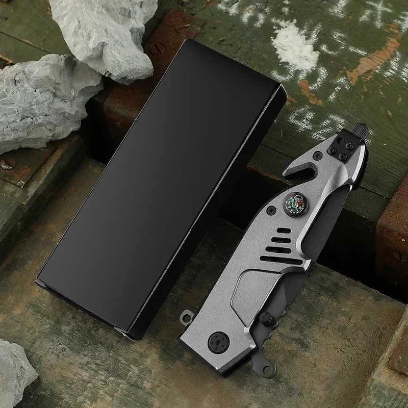 Многофункциональный складной нож для охоты на открытом воздухе стальной