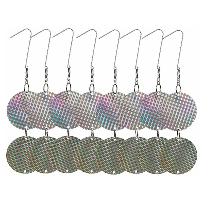 8 шт. диски для отпугивания птиц отпугиватель голубиных ворон и вредителей