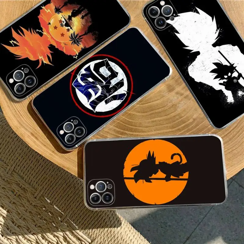 

BANDAI Anime Son Goku DBZ Dragon Ball Z Phone Case for iPhone 11 12 13 mini pro XS MAX 8 7 6 6S Plus X 5S SE 2020 XR case