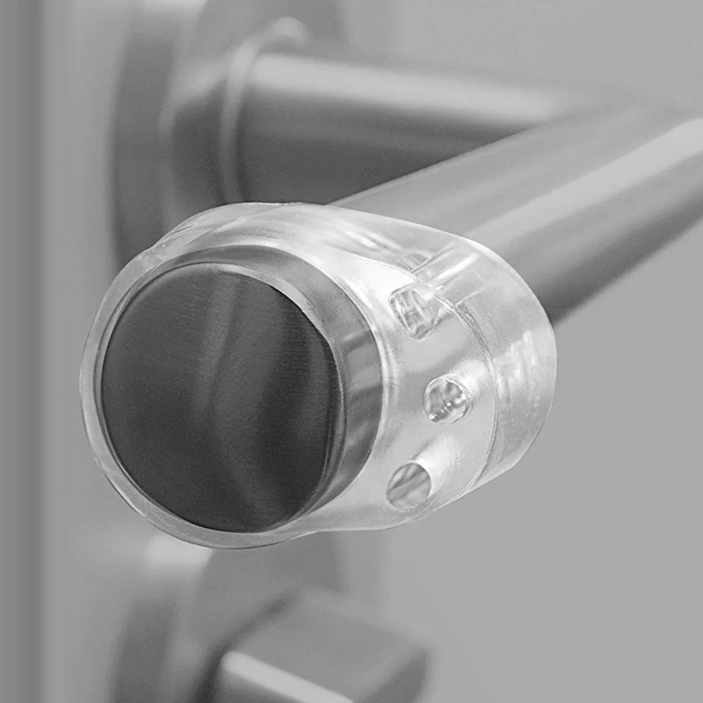 

1Pc 4Pcs Door Stopper Transparent Silica Gel Door Handle Buffer Cover Wall Protection Doorknob Bumper Wall Furniture Protective