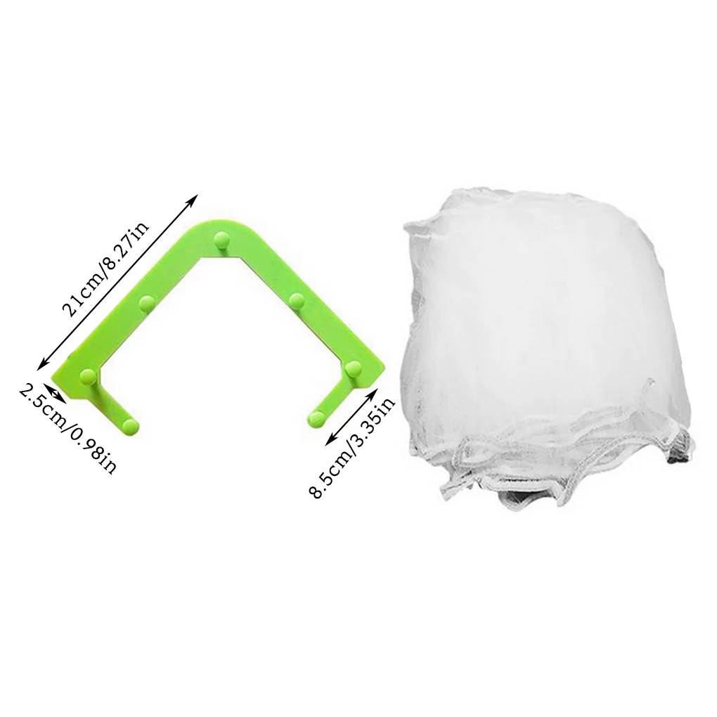 

Drain Rack Filter Mesh Garbage Bag Sink Hanging Basket for Separating Food Waste 50Pcs Net