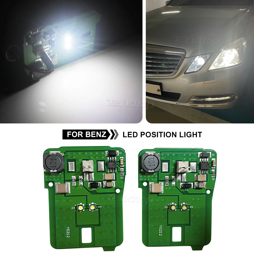 

Ксеноновые белые парковочные огни в сборе, парковочные огни s для Mercedes Benz W212 C207 A207 W207 E-Class E350 E550 E63 AMG 2010-2013