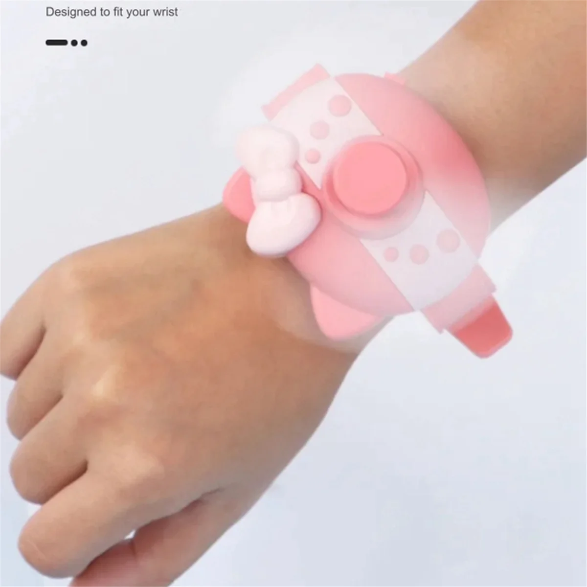 Милый мини-вентилятор дизайн часов для детей портативный вентилятор мягкий