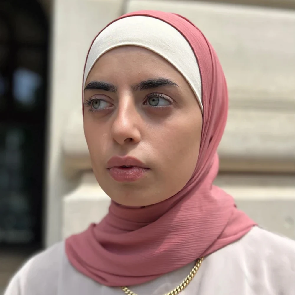 Модный шифоновый хиджаб шарф мусульманский поставщик Платков