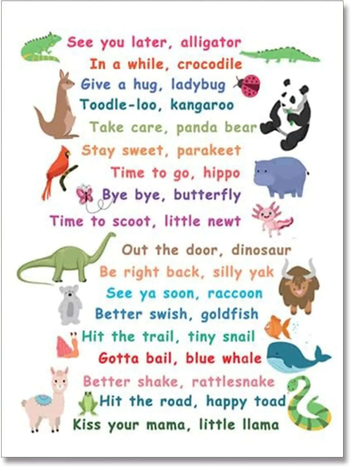 Настенное искусство из кожи аллигатора See You Later забавная металлическая жестяная