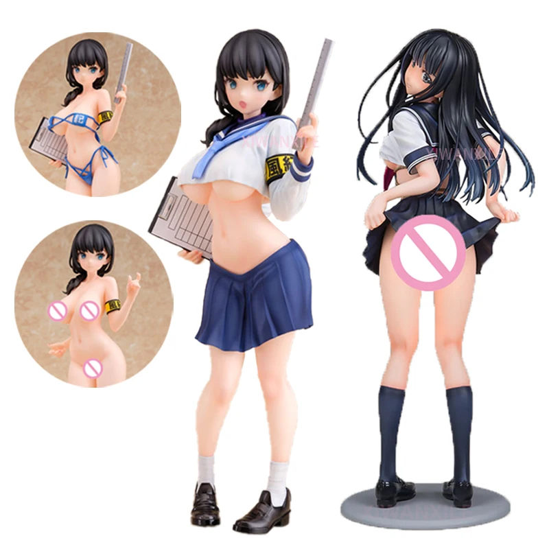 

25cm Daiki Kougyou Sexy Girl Hentaii Anime Figure Majimeka! Fuuki Iin-san Action Figure Illustration by POPQN Figurine Doll Toy