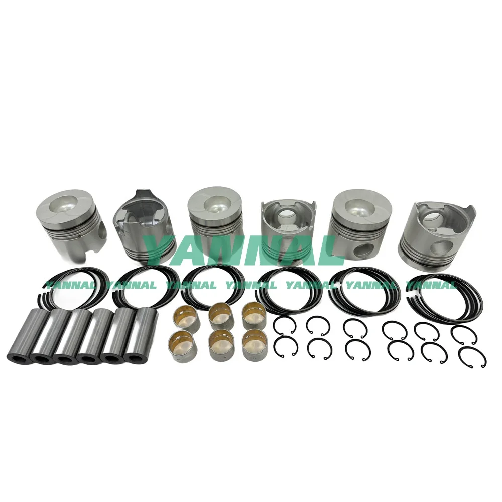 Поршень H06C с поршневыми кольцами для деталей двигателя Hino