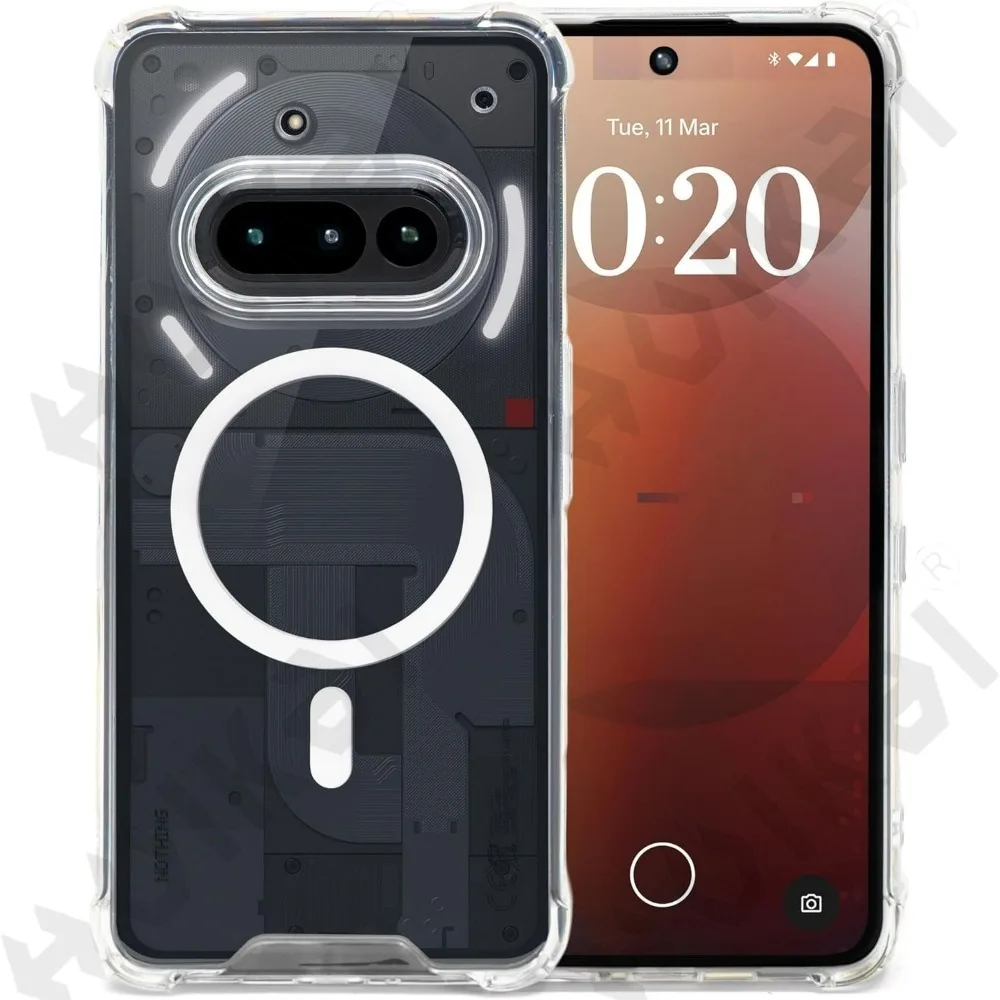 Фото Магнитный чехол для Xperia 1 10 5 8 VIII, прозрачный защитный чехол с прозрачной крышкой Magsafe №4
