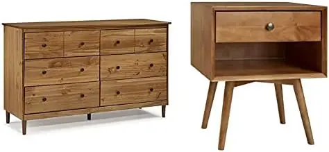 

Dresser Bedroom Storage Drawer Organizer Closet Hallway, 6 Drawer, White