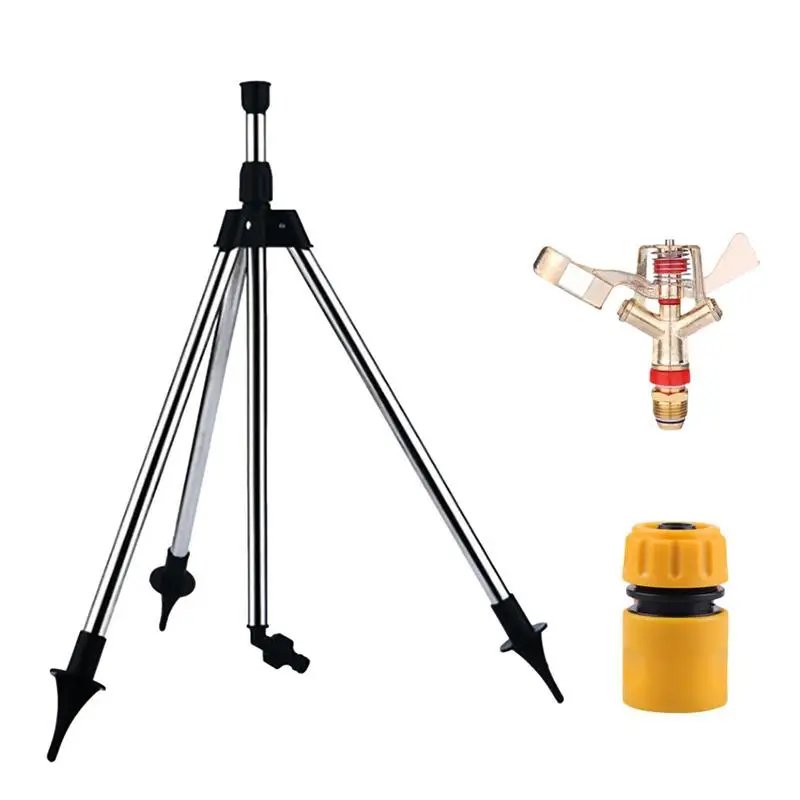 

Adjustable Sprinkler Tripod Set Efficient Lawn & Garden Watering Solution Portable And Sturdy Sprinkler Stand For Easy Usage