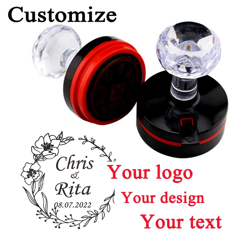 

Индивидуальный логотип, самостоятельная печать, персонализированный Фоточувствительный чернильный штамп, ваш дизайн, изображение для офи...