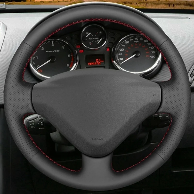 

Hand Sewing Car Steering Wheel Cover Steering Genuine Leather For Peugeot Fiat Scudo 2006-2016 Expert Partner 2006-2018