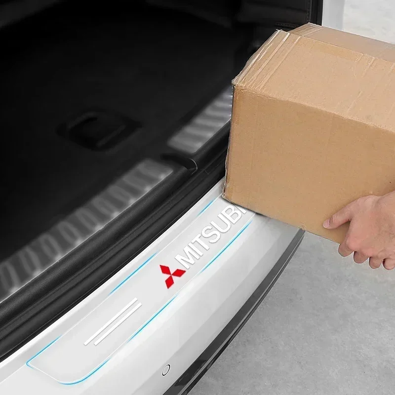 Задний бампер автомобиля защита багажника защищенная наклейка для Mitsubishi Lancer ASX