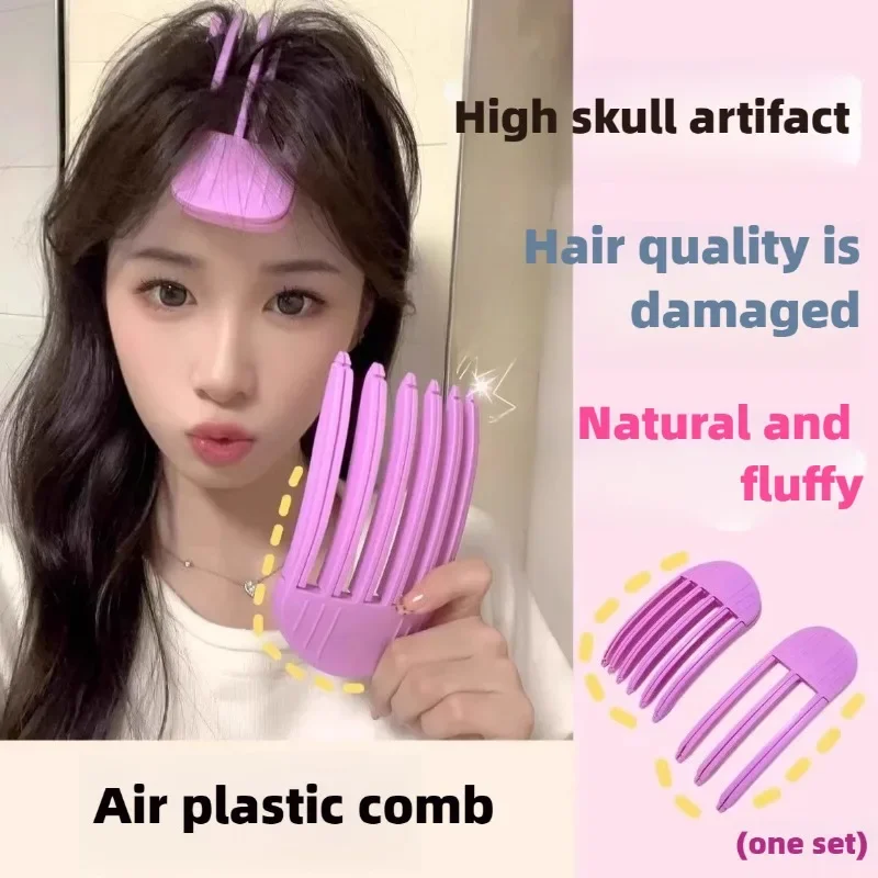 Пушистые заколки для волос с корнем ленивые волосы верхняя укладка щипцы завивки