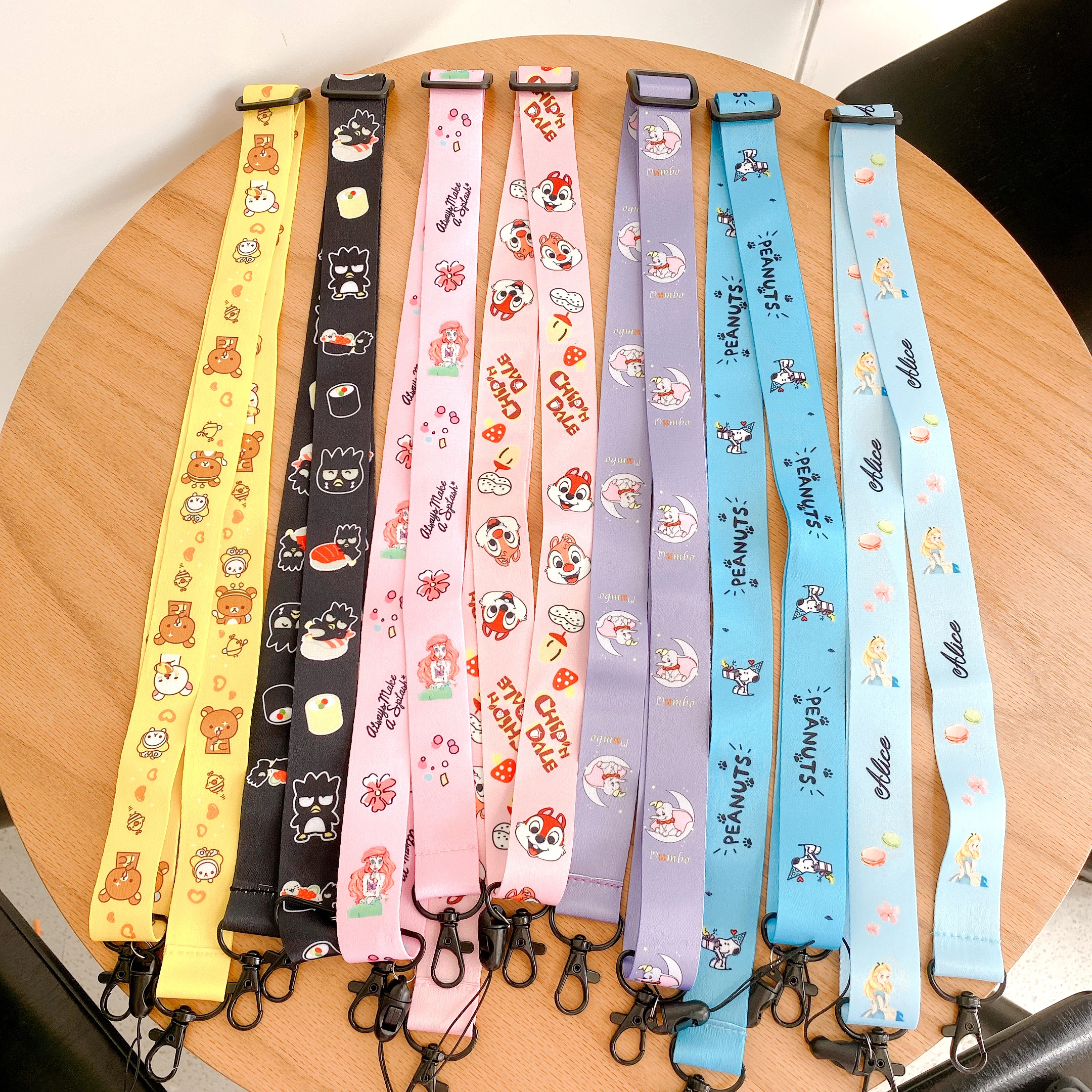 Брелок для ключей милая мультяшная аниме-шнурок на шею ремешок USB-держатель