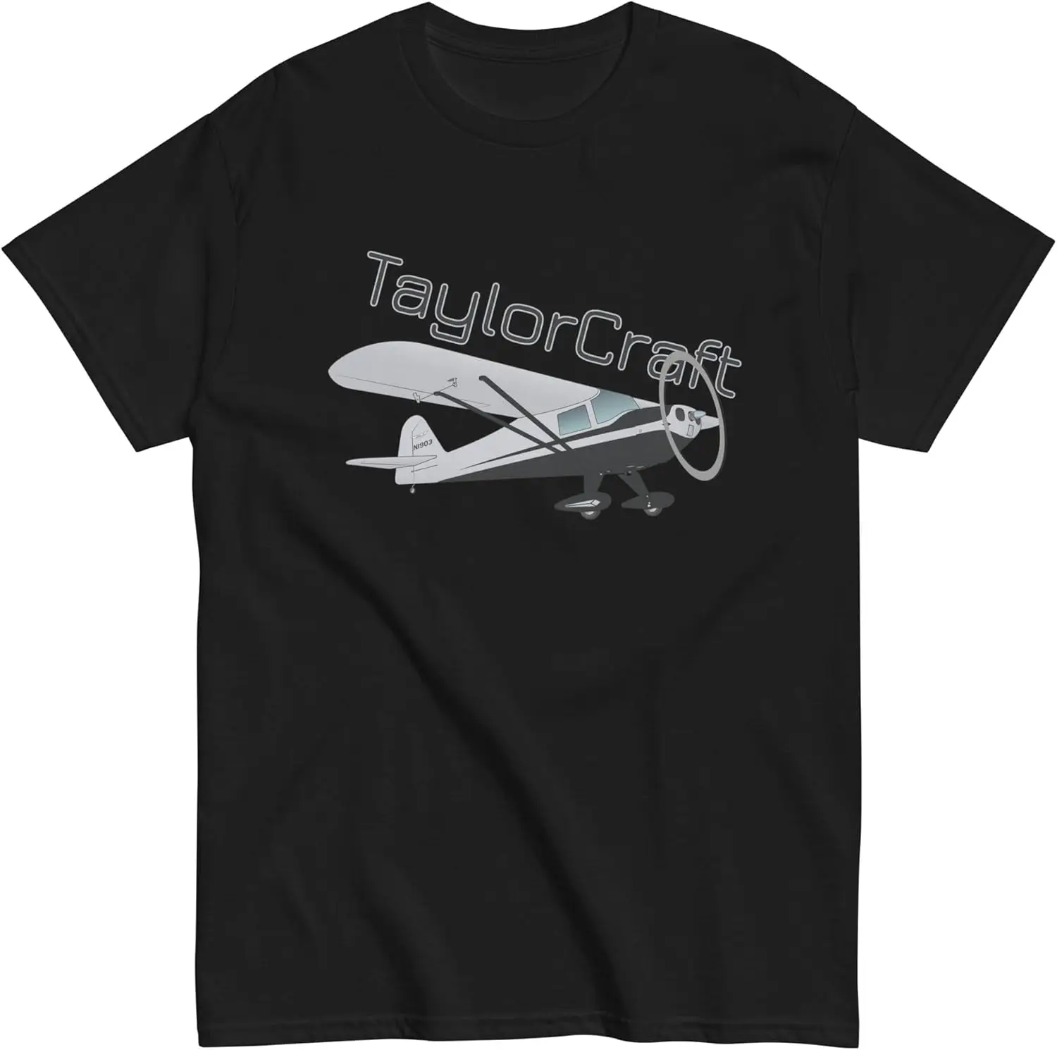 Наклейки Taylorcraft BC-12D (Серебристые/черные)-Персонализированные w/Your N #