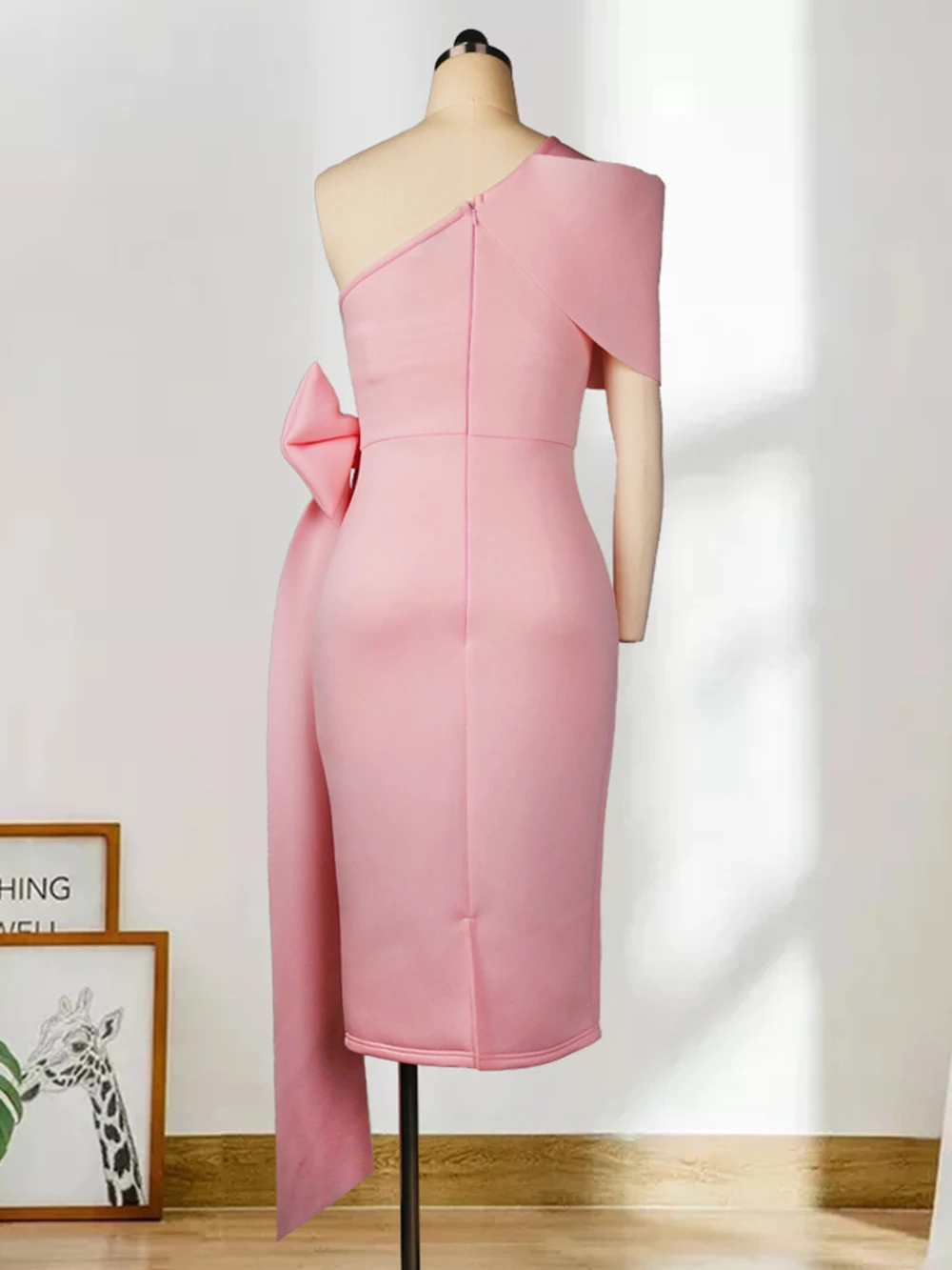 Romans Blue Short Party Dress Cocktail Dress One Shoulder Short Prom Dress Women Night Dress Robe de soiree Wedding Party Dress