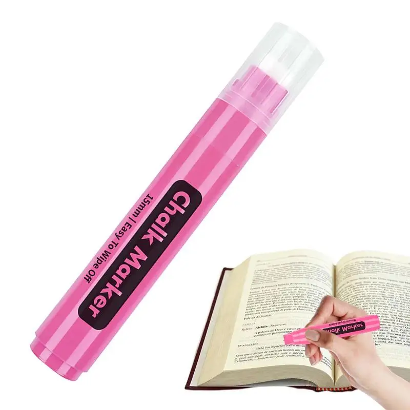 Chalkboard Marker With 15mm Wide Tips Liquid Chalkboard Markers Erasable Chalk Pen For Whiteboard Windows Glass