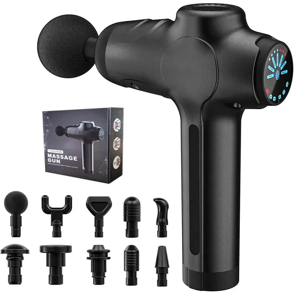 

Пистолет массажный NEW2023 с ЖК-дисплеем для глубоких мышц