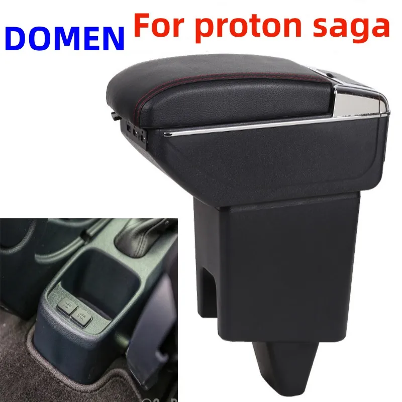 

For proton saga armrest box Modification of the Central Storage Box of Special Purpose Vehicles Large Space Dual Layer USB