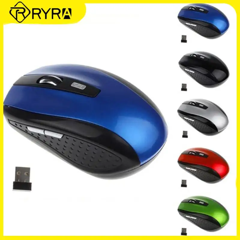 

RYRA Wireless Silent Mouse Rechargeable Optical Gaming Mice With USB Receiver 2.4Ghz Laptop Macbook Computer Equipment 1600DPI