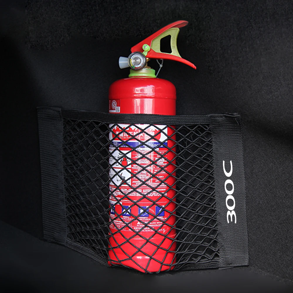 

Для Chrysler 300 300C PT Cruiser Voyager Sebring Pacifica Crossfire 200 ASPEN, сетка для багажника автомобиля, карманная сетчатая сумка, аксессуары для интерьера