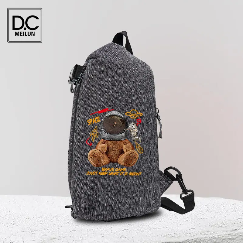 

Мужская Уличная поясная сумка DC.meilun, нейлоновая нагрудная Сумочка, спортивный кошелек на молнии, многофункциональная сумка на ремне