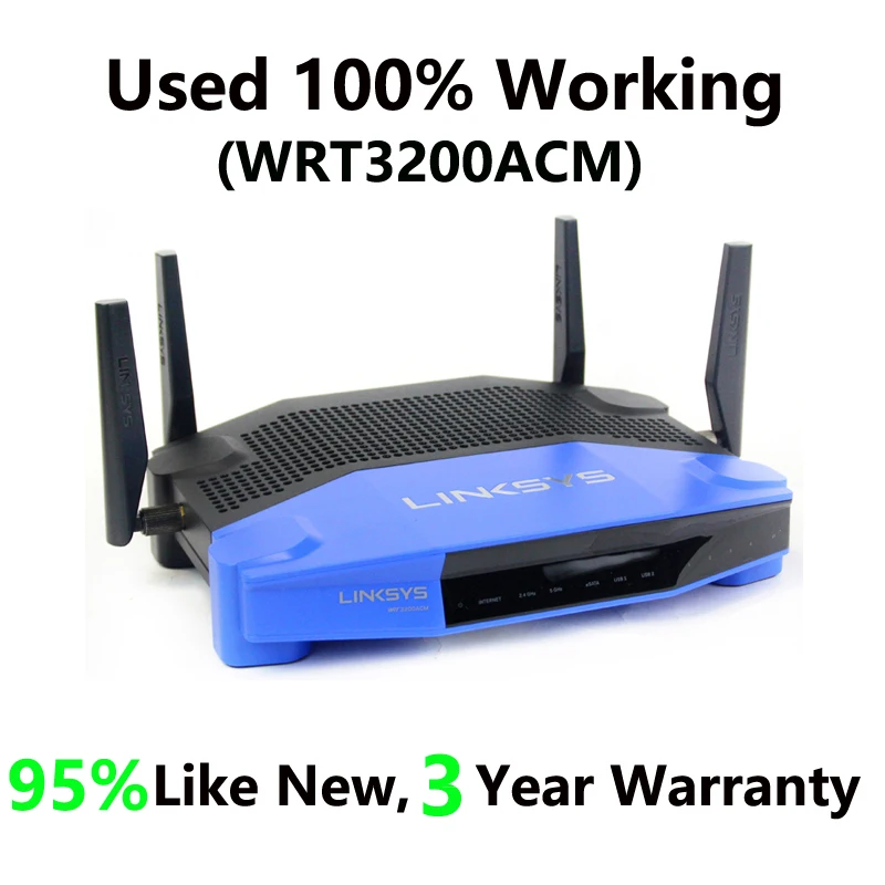 

LINKSYS WRT1200AC, WRT1900AC, WRT1900ACS, WRT32X, WRT3200ACM, Dual-Band+ Ultra-Fast Smart 802.11AC Wi-Fi Wireless Router