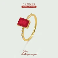 canner 678mm tourmaline ruby 925 sterling silver rings for women fine jewelry cartilage 2022 trend wedding party accessories