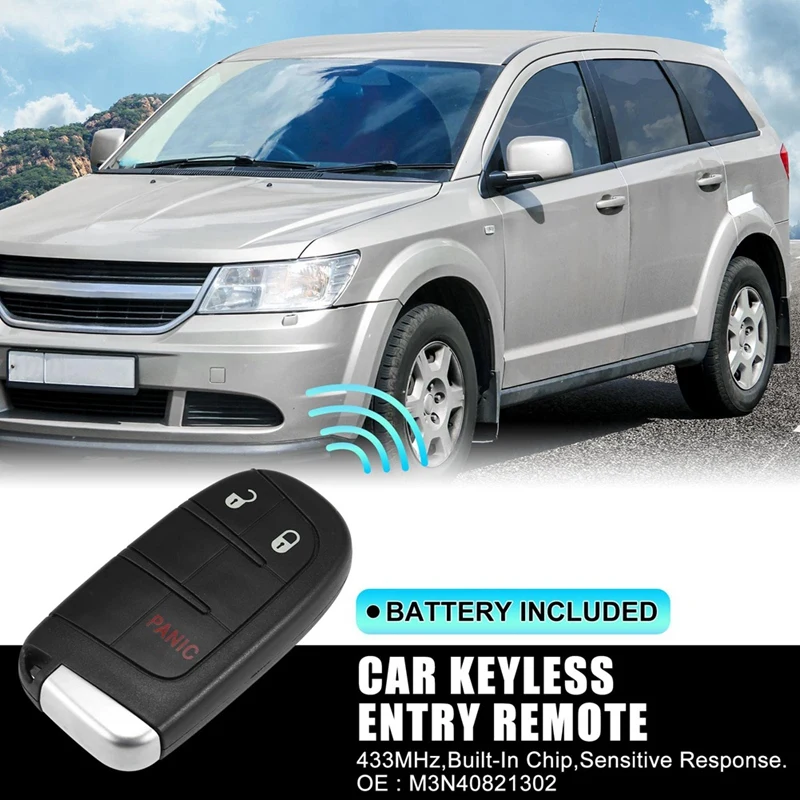 Брелок для ключей с дистанционным управлением без ключа Chrysler 300 Dodge Charger Challenger Dart