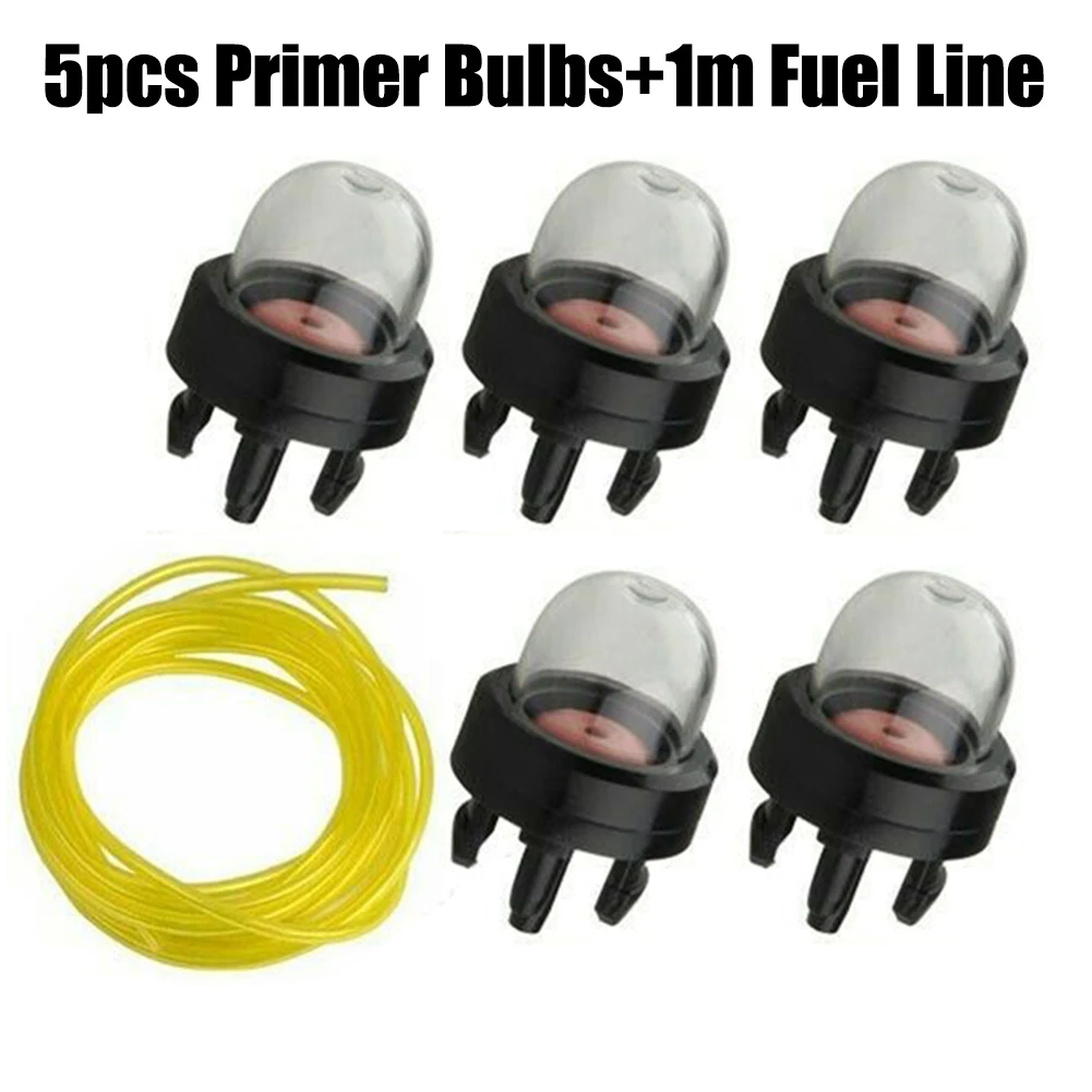 

5pc Primer Bulb Pump Bulbs 1M Fuel Line For Ryobi/Stihl/Talon Trimmer Whipper Snipper Chainsaw Blower Trimmer Carburetor