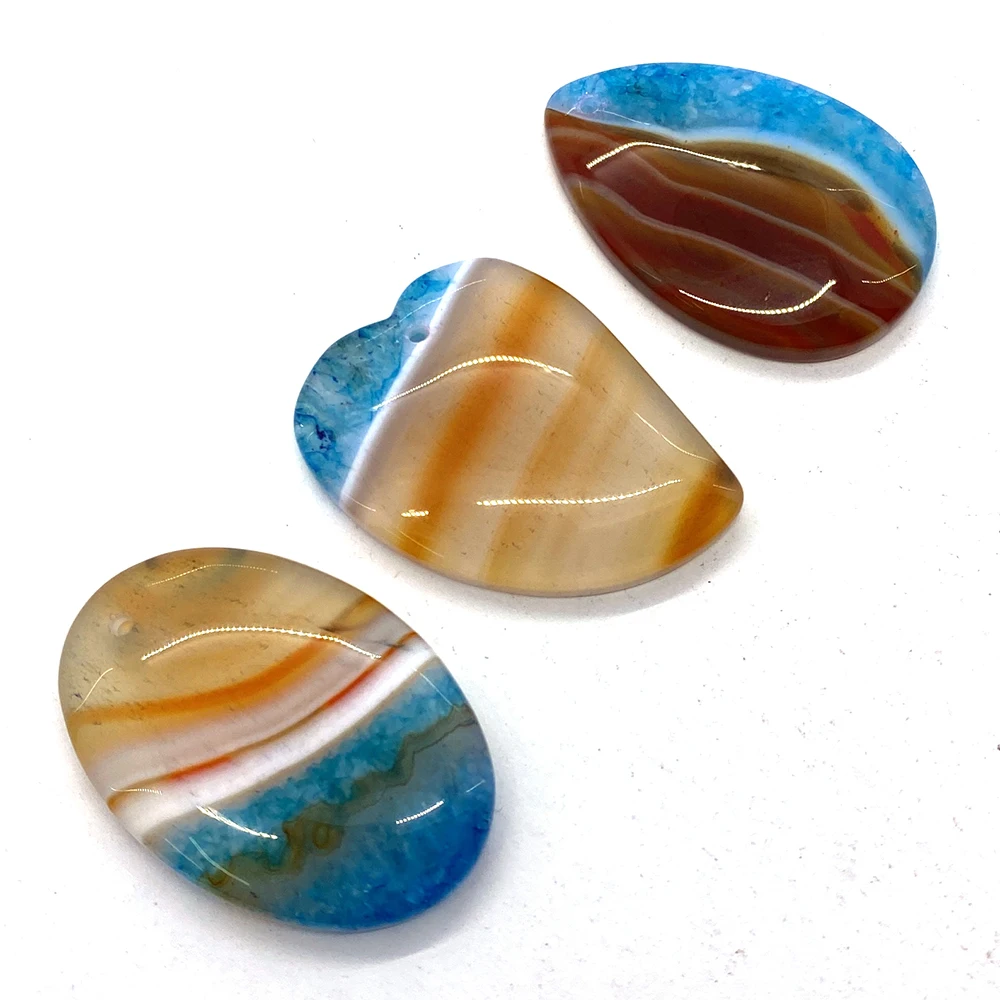 Модное ожерелье из натурального агата для мужчин и женщин подвеска изготовления