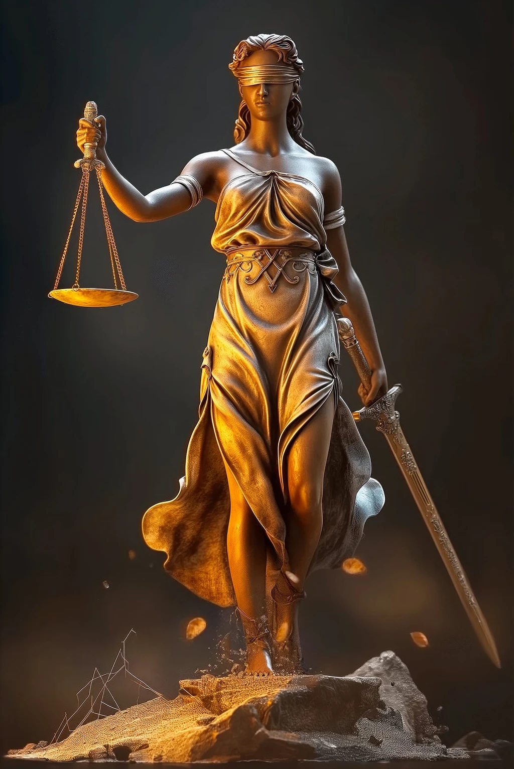 

Печать на холсте "Леди Справедливость"