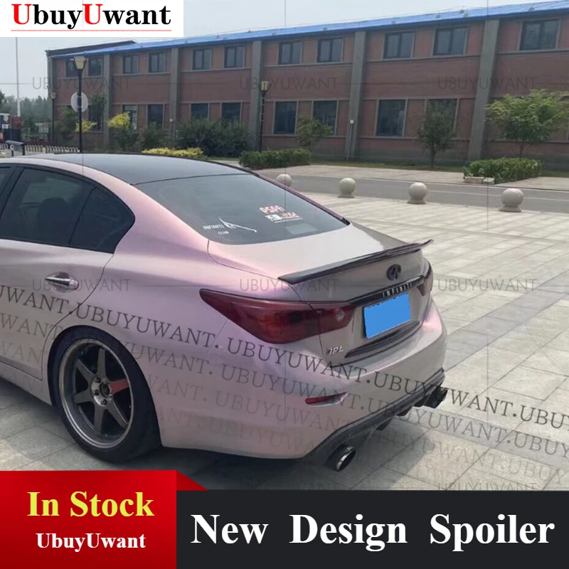 

Спойлер для Infiniti Q50 Q50S, спойлер из АБС-материала для заднего крыла автомобиля, задний спойлер грунтового цвета для Infiniti Q50, спойлер 2014-2020