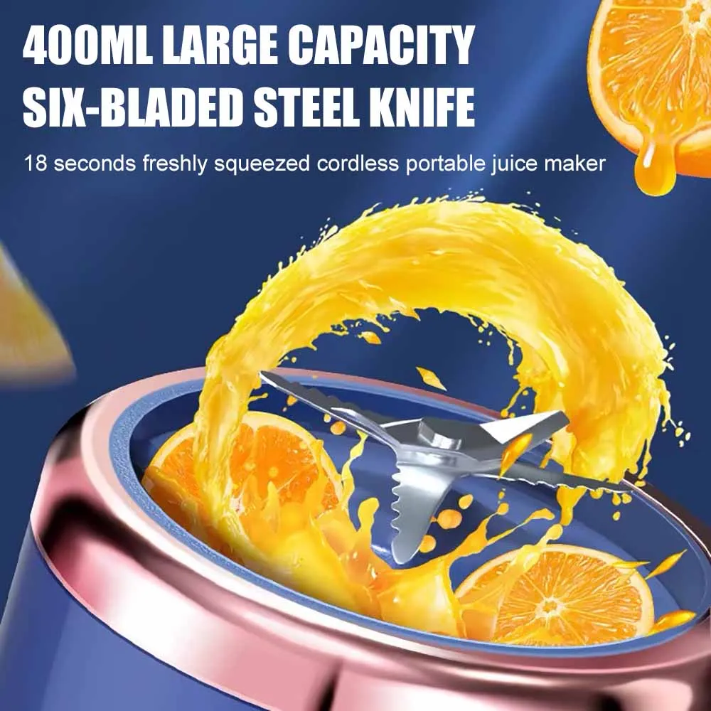 Соковыжималки Ashowner 400 мл блендер из нержавеющей стали соковыжималка с зарядкой