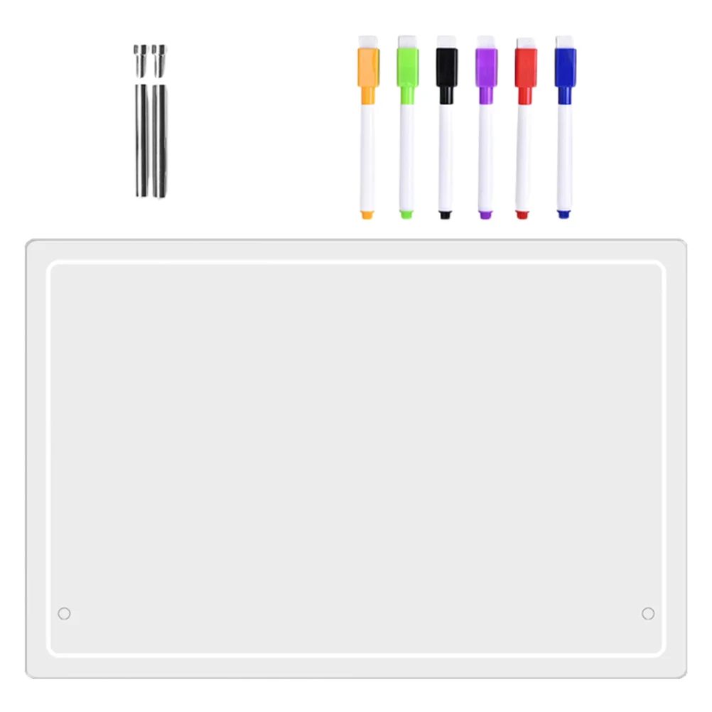 

1 Set of Acrylic Board for Table To Do List Board Plans Writing Board Clear Board Erasable Memo Board White Whiteboard