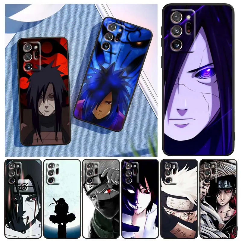 

Naruto Kakashi Cartoon Role For Samsung Note 20 Ultra 10 Pro Lite 9 8 F52 F42 F22 M21 M60S M62 M31 M12 M32 Black Phone Case Capa