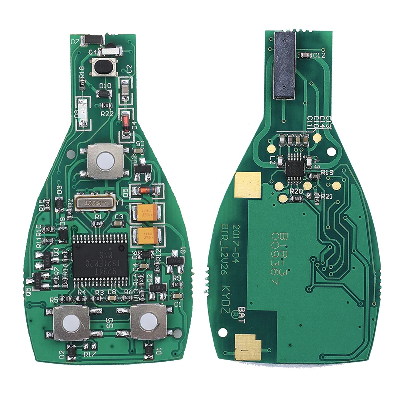 DIYKEY 3 / 4 кнопочный фонарь с кнопками 315 МГц/433 МГц для сумки и NEC Mercedes-Benz 1997 - 2016