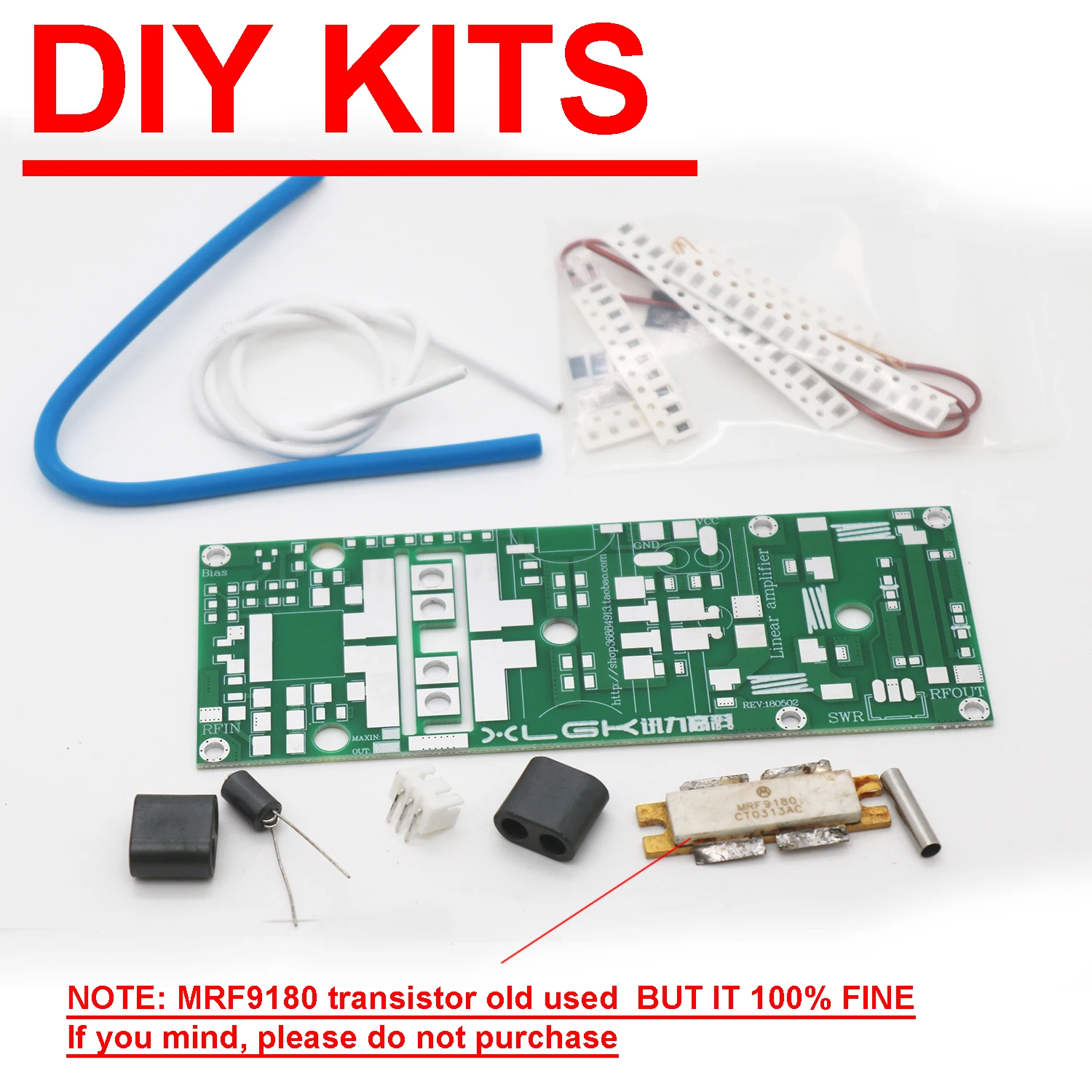 

DIY комплект усилителя мощности MRF9180 для FM радиопередатчика