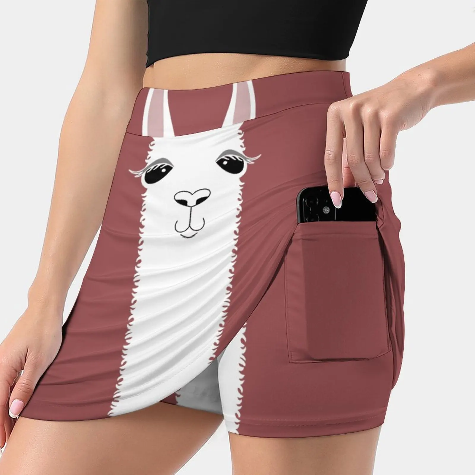 

Юбка женская спортивная с карманами и ламой, 4Xl